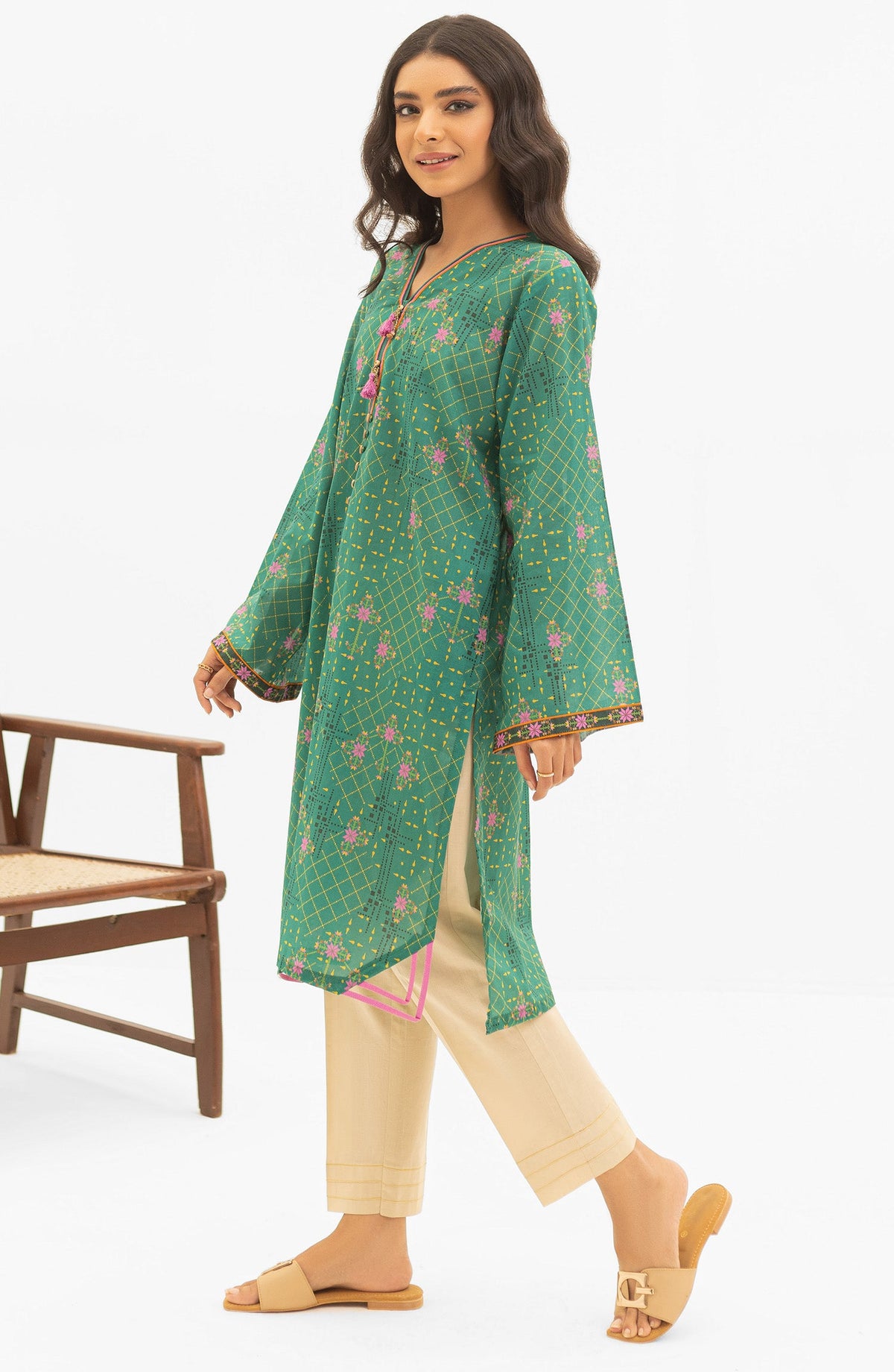 Orient - Unstitched 1 Piece Printed Lawn Shirt
