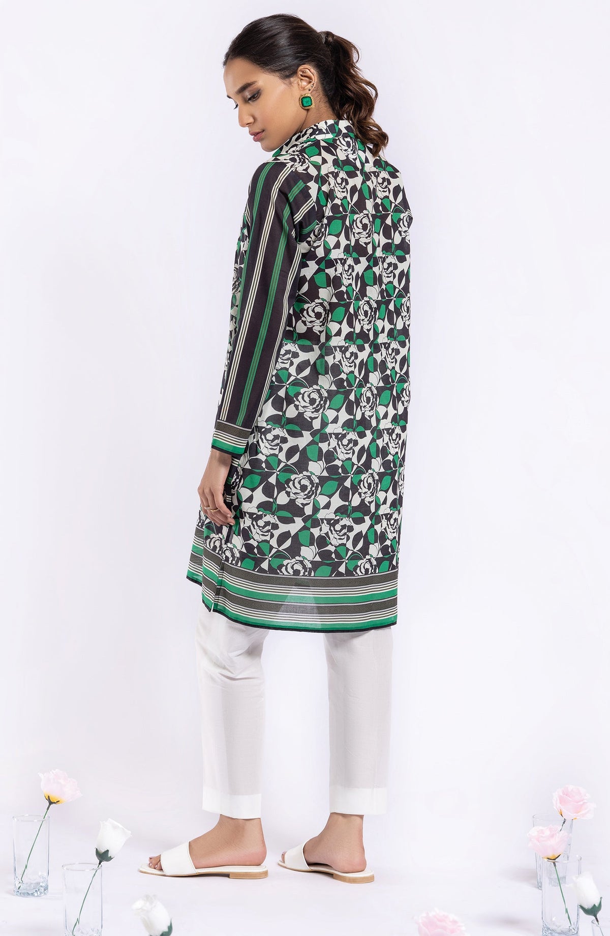 Orient - Unstitched 1 Piece Printed Lawn Shirt