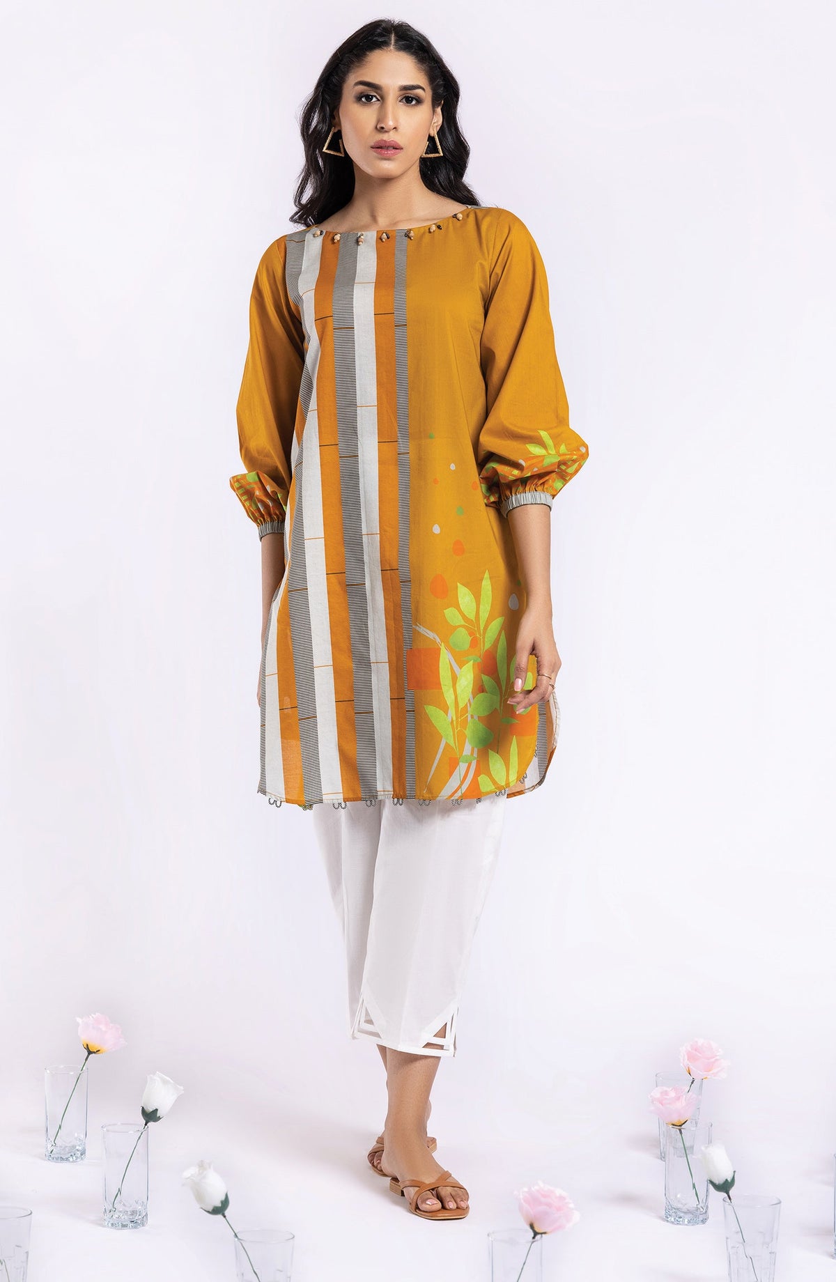 Orient - Unstitched 1 Piece Printed Lawn Shirt