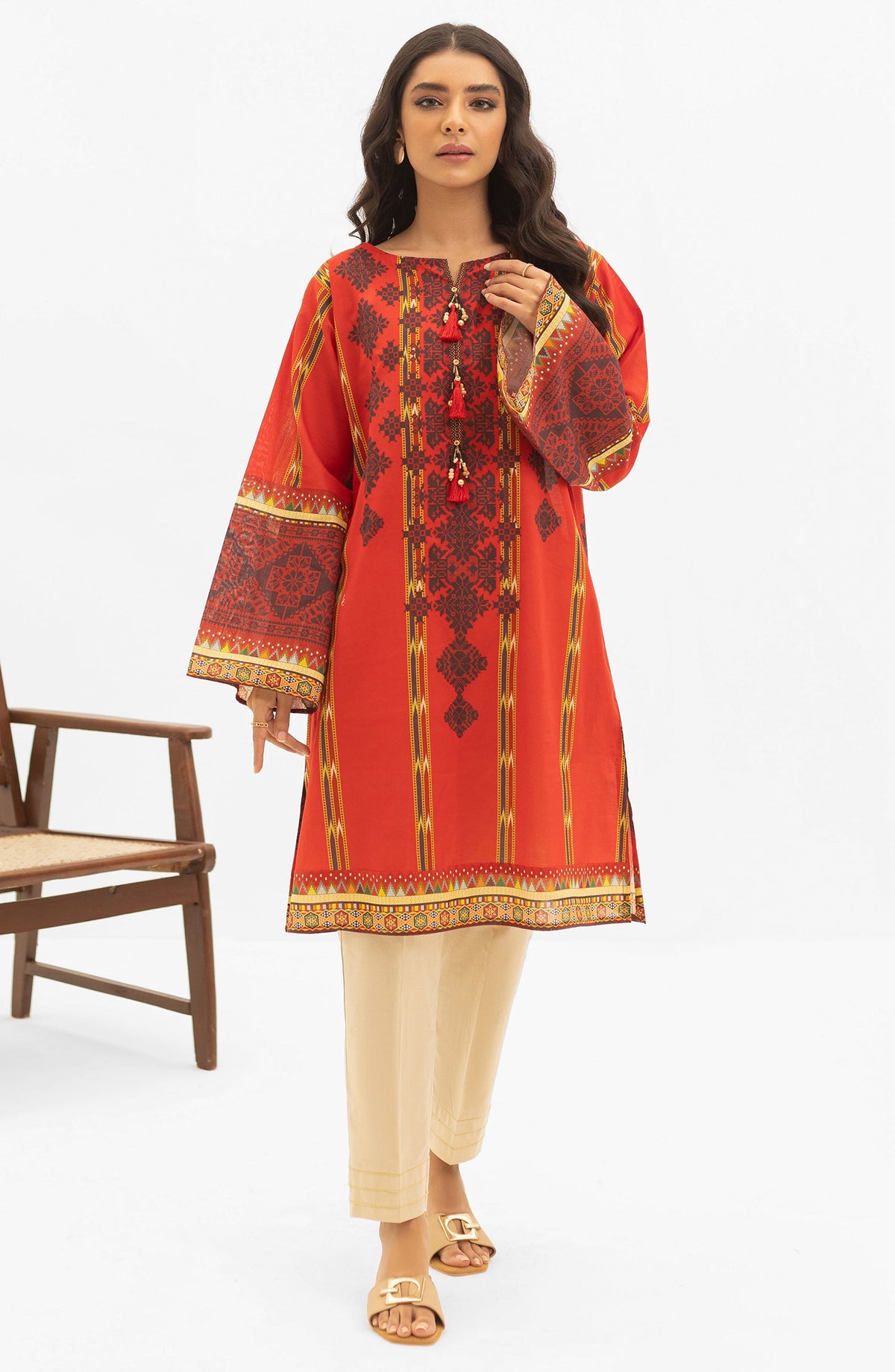 Orient - Unstitched 1 Piece Printed Lawn Shirt