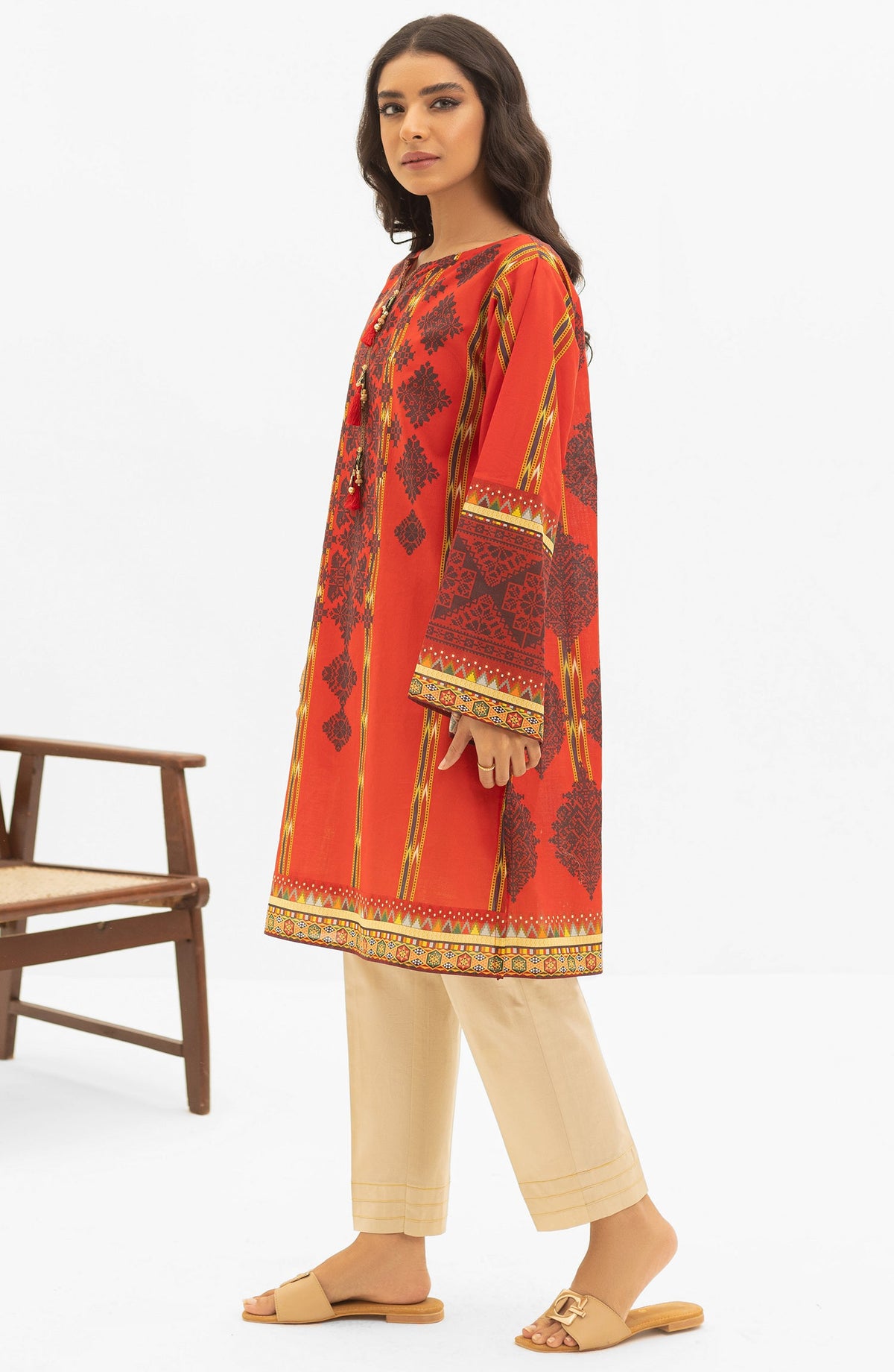 Orient - Unstitched 1 Piece Printed Lawn Shirt