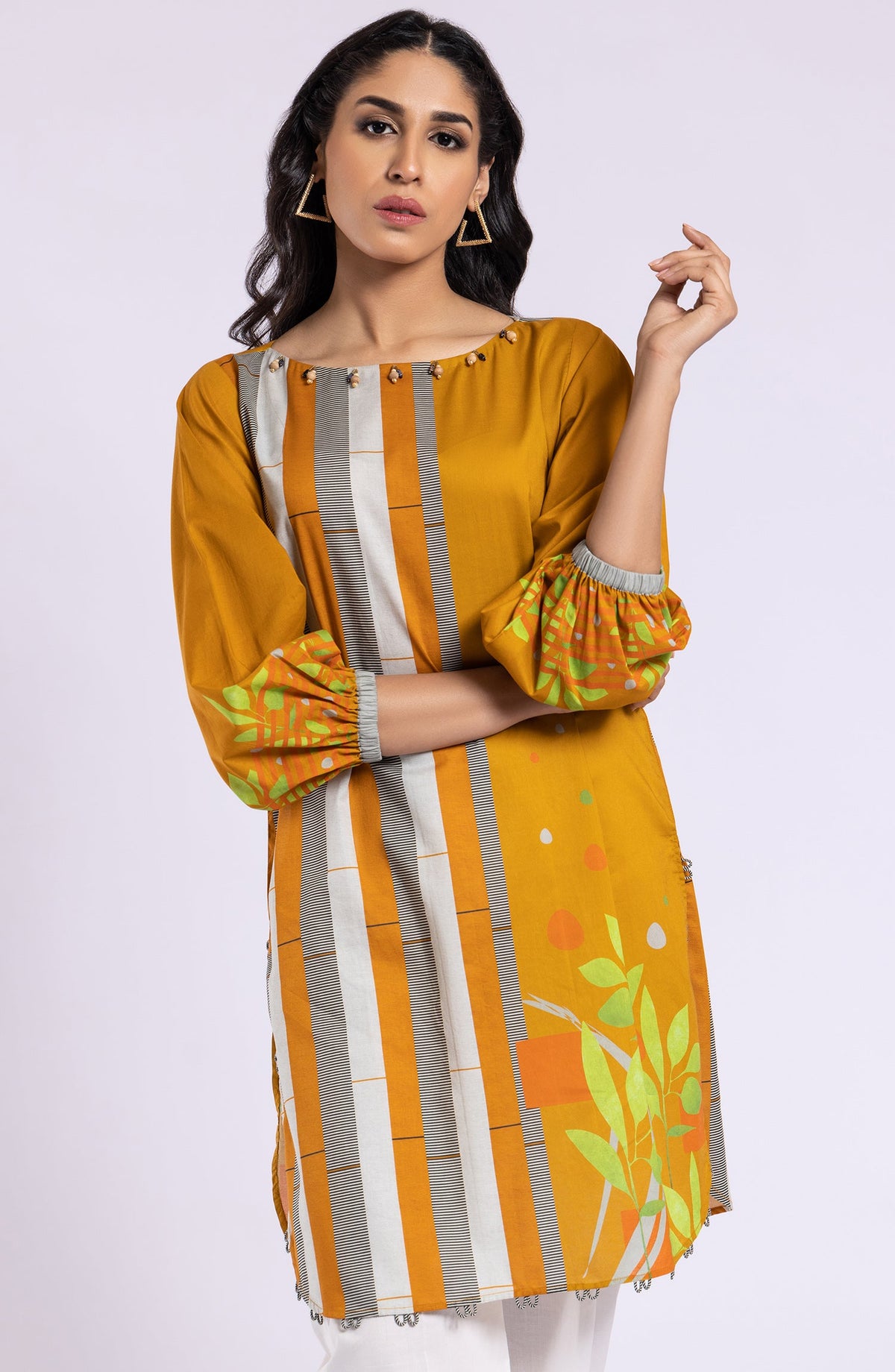 Orient - Unstitched 1 Piece Printed Lawn Shirt