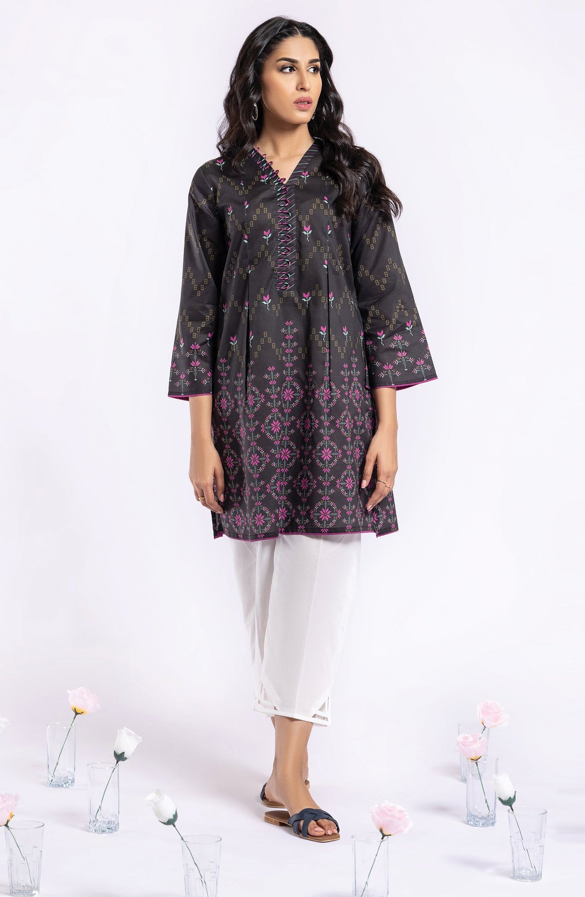 Orient - Unstitched 1 Piece Printed Lawn Shirt