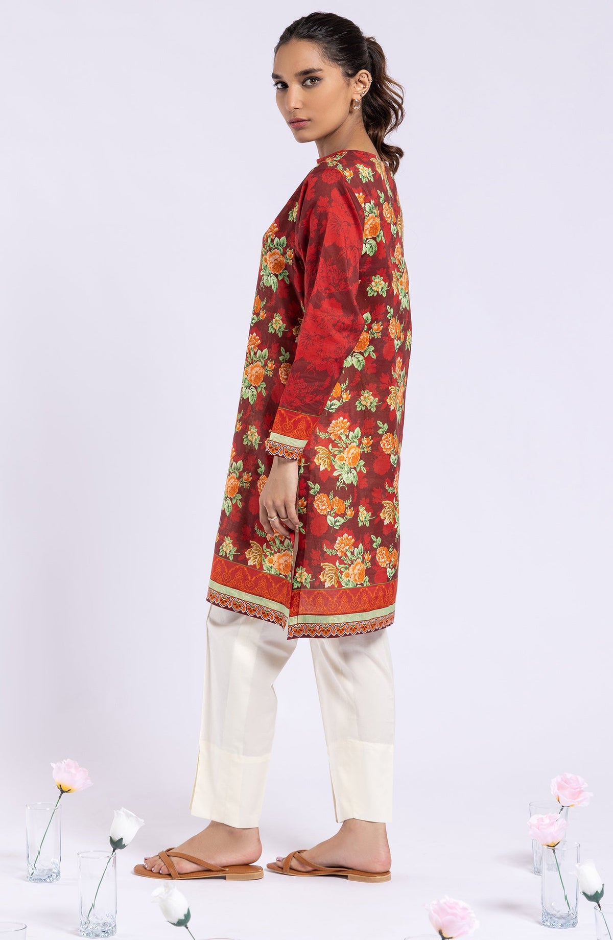 Orient - Unstitched 1 Piece Printed Lawn Shirt