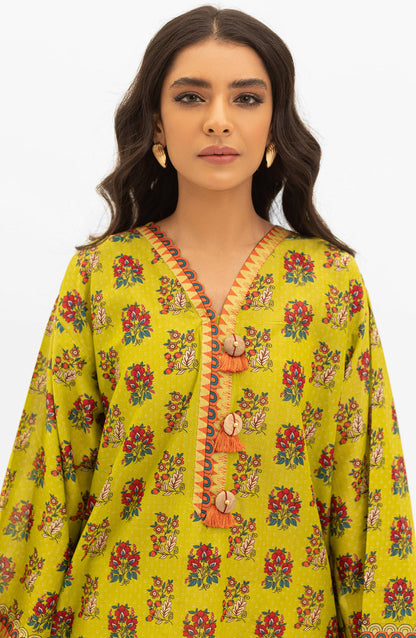 Orient - Unstitched 1 Piece Printed Lawn Shirt