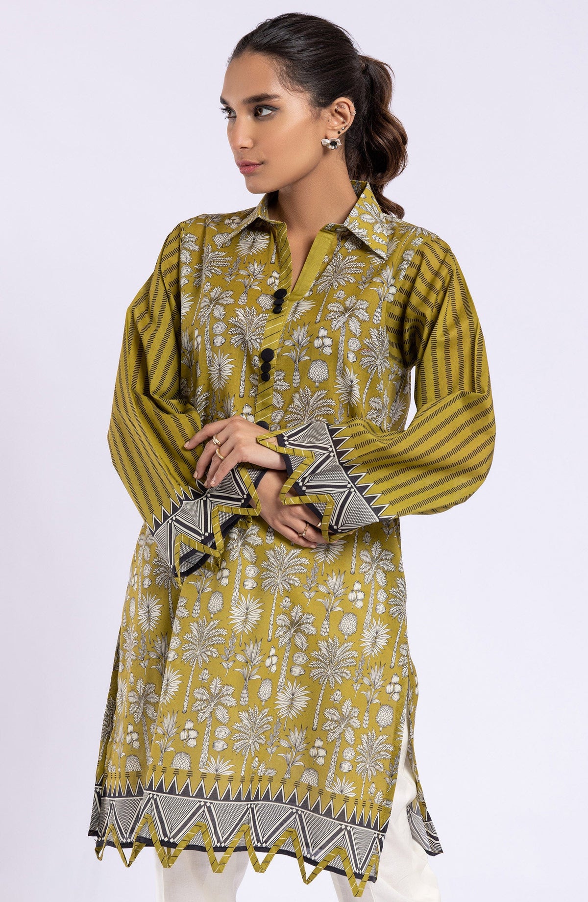 Orient - Unstitched 1 Piece Printed Lawn Shirt