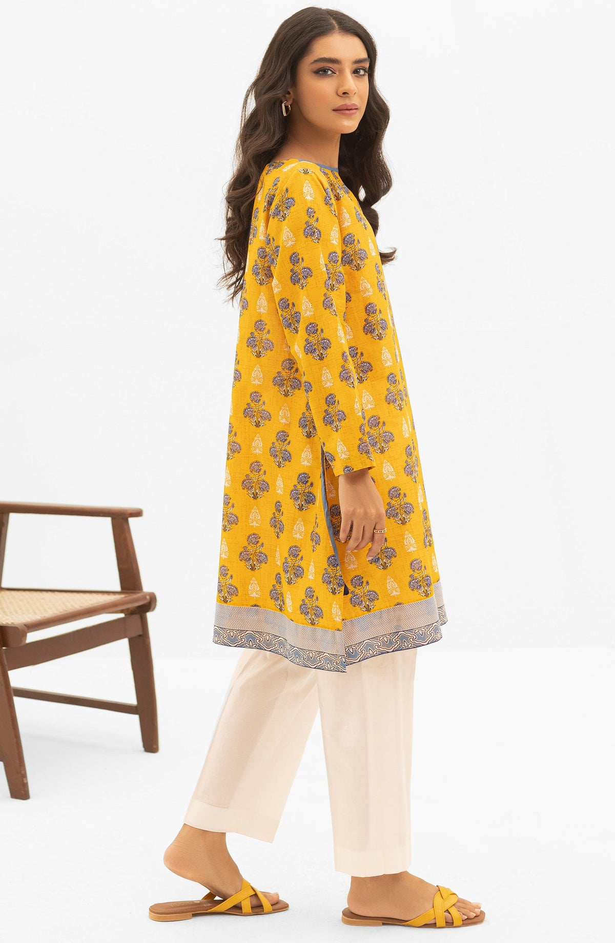 Orient - Unstitched 1 Piece Printed Lawn Shirt