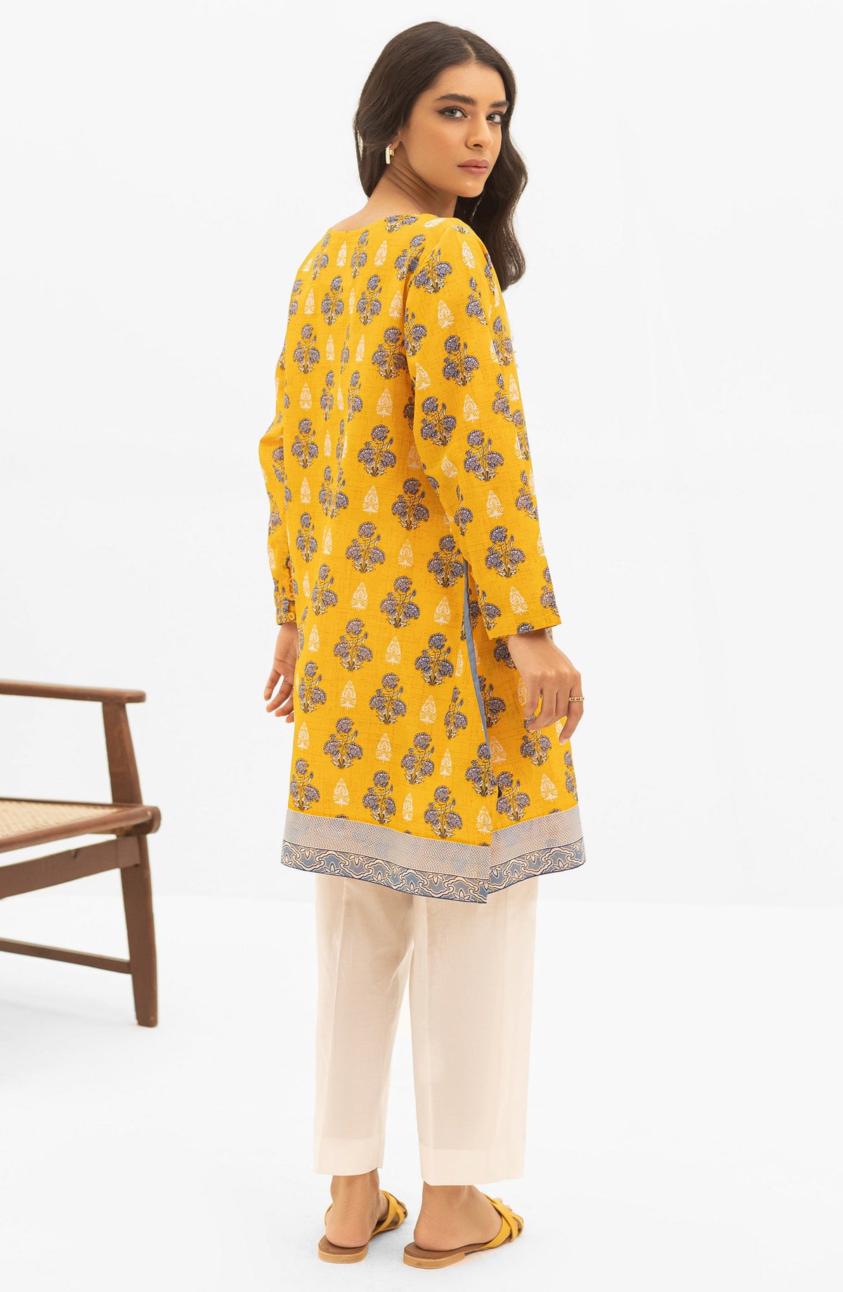 Orient - Unstitched 1 Piece Printed Lawn Shirt
