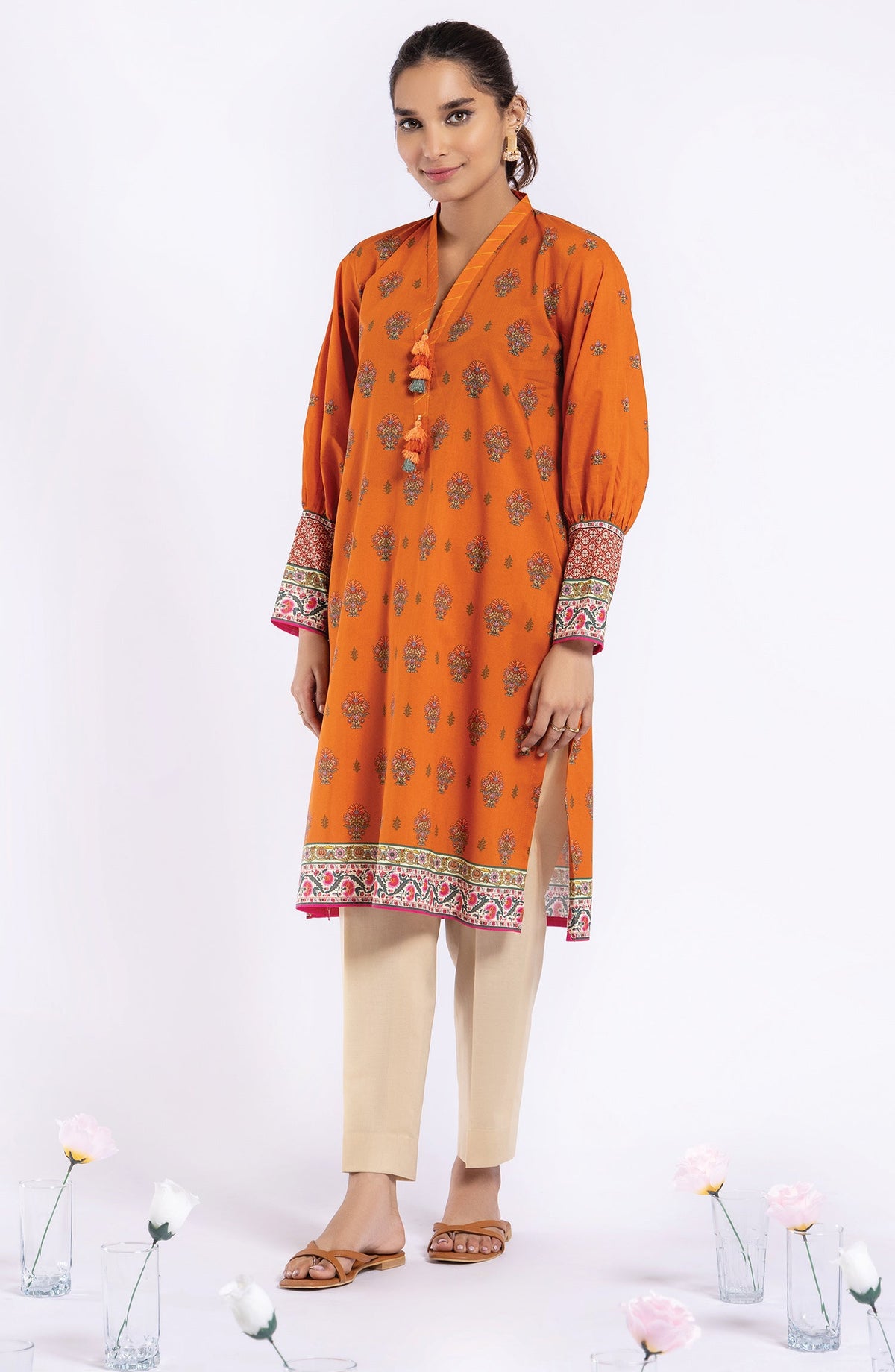 Orient - Unstitched 1 Piece Printed Lawn Shirt