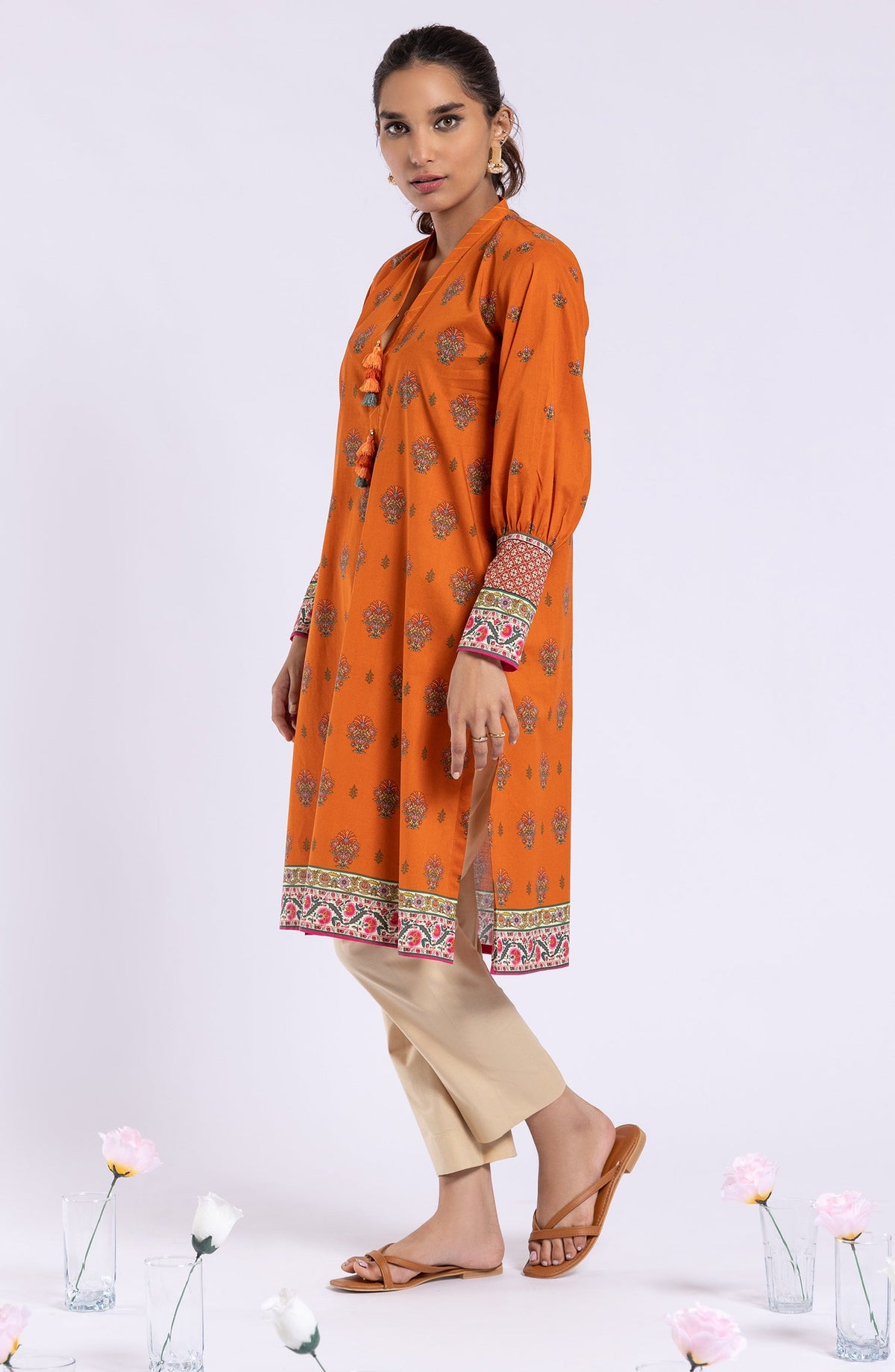Orient - Unstitched 1 Piece Printed Lawn Shirt
