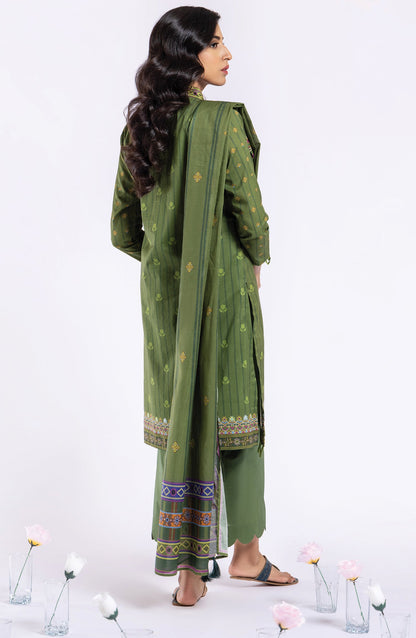 Orient - Unstitched 3 Piece Printed Lawn Shirt , Cambric Pant and Lawn Dupatta