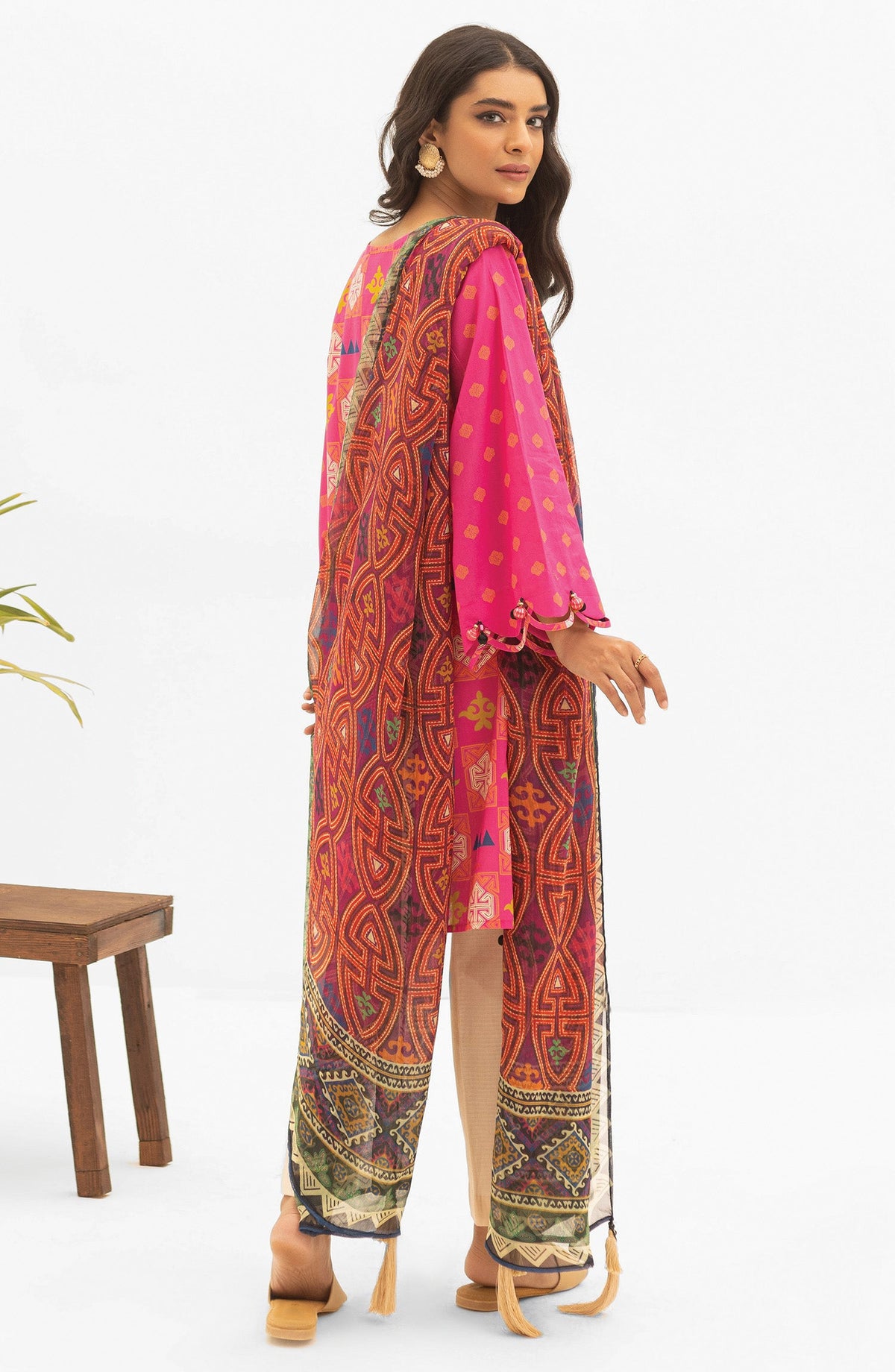 Orient - Unstitched 2 Piece Printed Lawn Shirt and Chiffon Dupatta
