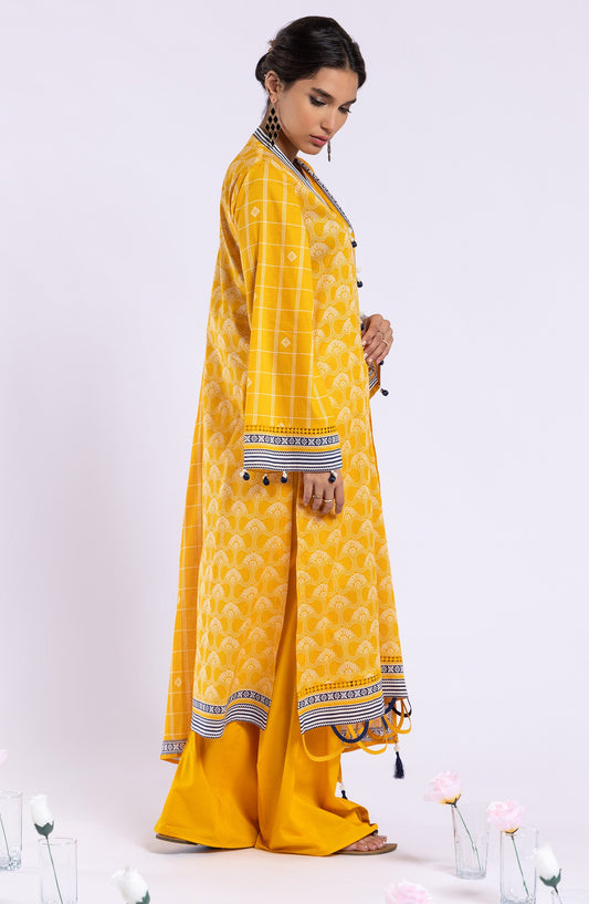 Orient - Unstitched 3 Piece Printed Lawn Shirt , Cambric Pant and Lawn Dupatta