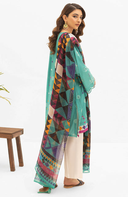 Orient - Unstitched 2 Piece Printed Lawn Shirt and Chiffon Dupatta