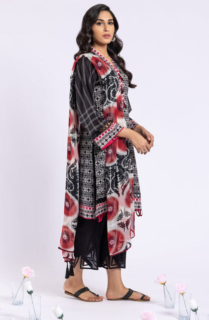Orient - Unstitched 2 Piece Printed Lawn Shirt and Chiffon Dupatta