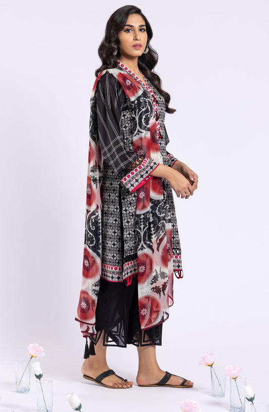 Orient - Unstitched 2 Piece Printed Lawn Shirt and Chiffon Dupatta