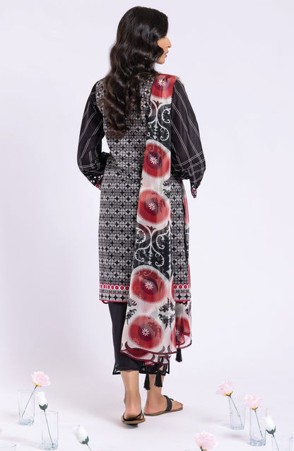 Orient - Unstitched 2 Piece Printed Lawn Shirt and Chiffon Dupatta
