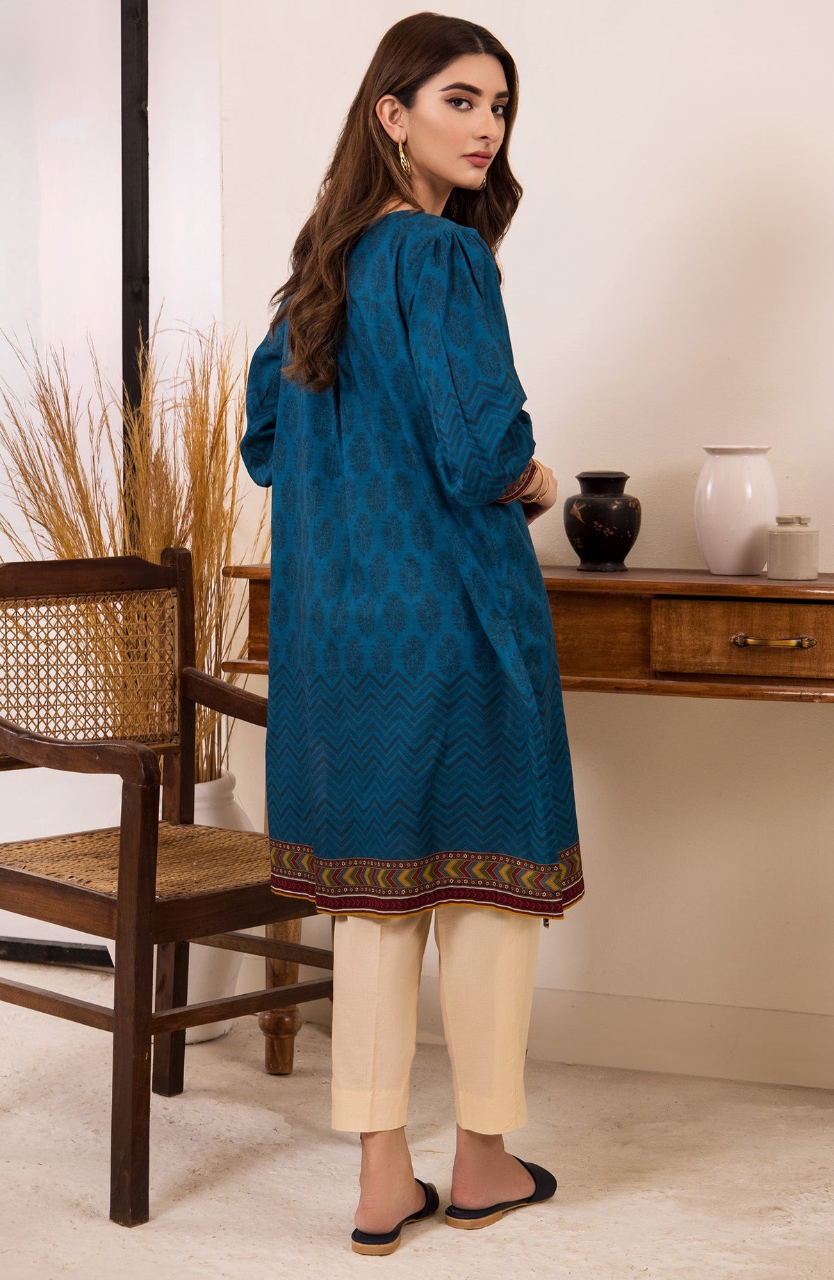 Orient - Unstitched 1 Piece Printed Khaddar Winter Shirt