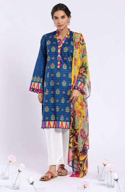 Orient - Unstitched 2 Piece Printed Lawn Shirt and Chiffon Dupatta
