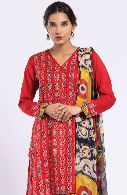 Orient - Unstitched 2 Piece Printed Lawn Shirt and Chiffon Dupatta