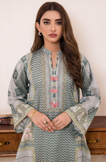 Orient - Unstitched 1 Piece Printed Khaddar Winter Shirt