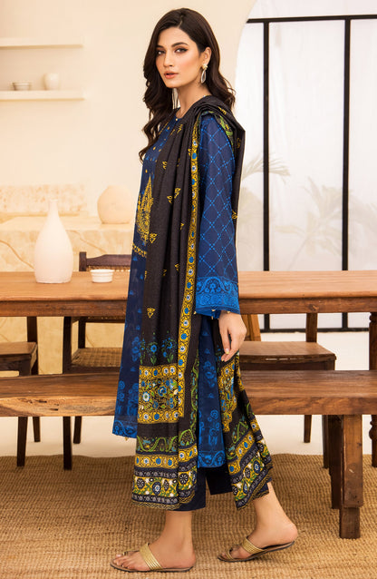 Orient - Unstitched 3 Piece Embroidered Karandi Shirt , Pant and Karandi Dupatta