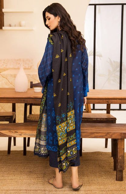 Orient - Unstitched 3 Piece Embroidered Karandi Shirt , Pant and Karandi Dupatta