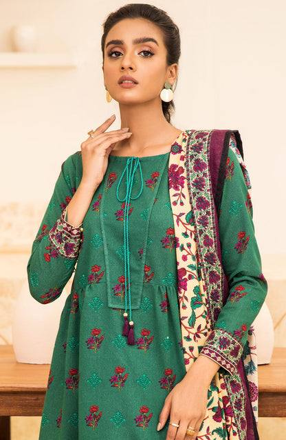 Orient - Unstitched 3 Piece Printed Karandi Shirt , Pant and Karandi Shawl Dupatta