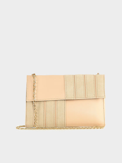 Limelight - Striped Clutch