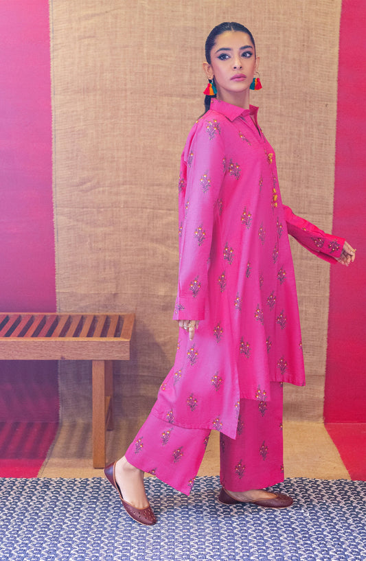 Orient - Unstitched 2 Piece Printed Khaddar Shirt and Khaddar Pant