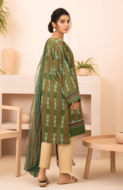 Orient - Unstitched 2 Piece Printed Lawn Shirt and Chiffon Dupatta