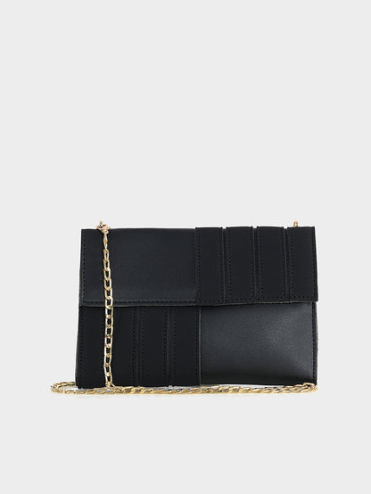 Limelight - Striped Clutch