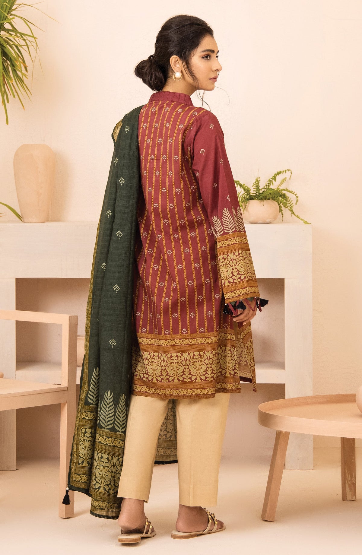 Orient - Unstitched 2 Piece Printed Heavy Lawn Shirt and Dobby Dupatta