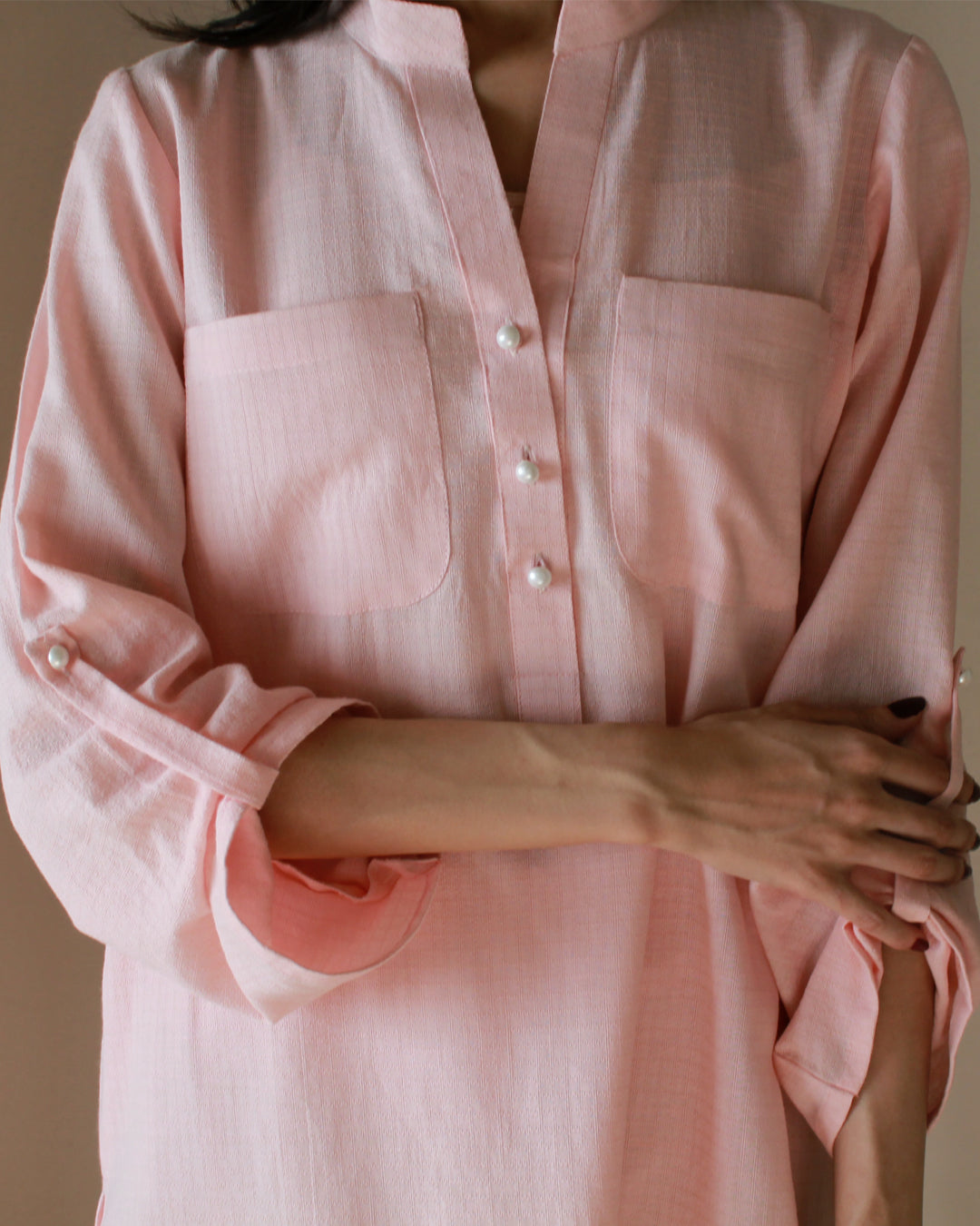 Ayesha Naveed - Cherry Pink Set