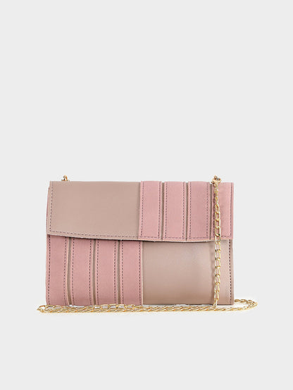 Limelight - Striped Clutch