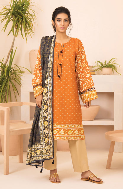 Orient - Unstitched 2 Piece Printed Lawn Shirt and Dobby Dupatta