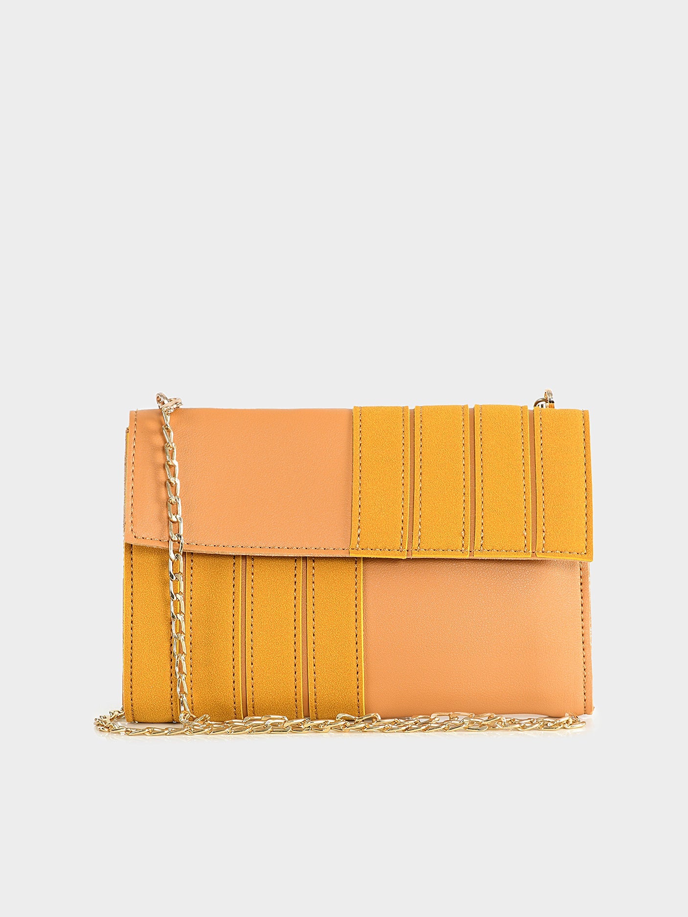 Limelight - Striped Clutch