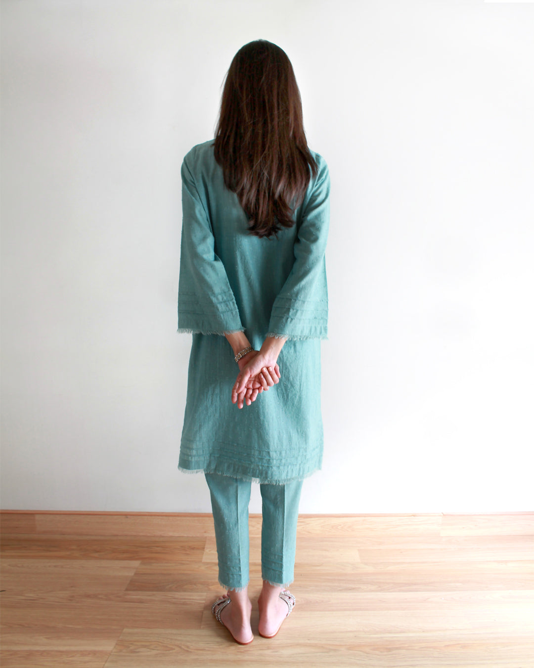 Ayesha Naveed - Teal Set