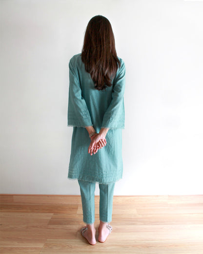 Ayesha Naveed - Teal Set