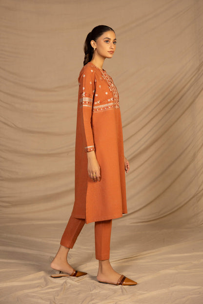 Embroidered Mélange Shirt
