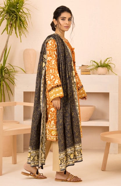Orient - Unstitched 2 Piece Printed Lawn Shirt and Dobby Dupatta