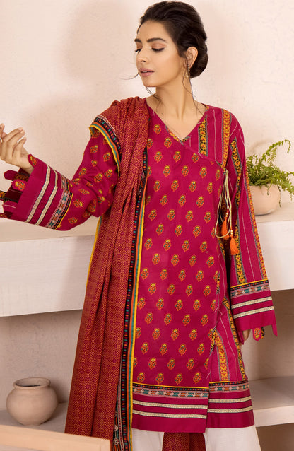 Orient - Unstitched 2 Piece Printed Heavy Lawn Shirt and Lawn Dupatta
