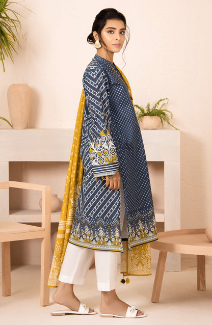 Orient - Unstitched 2 Piece Printed Heavy Lawn Shirt and Dobby Dupatta