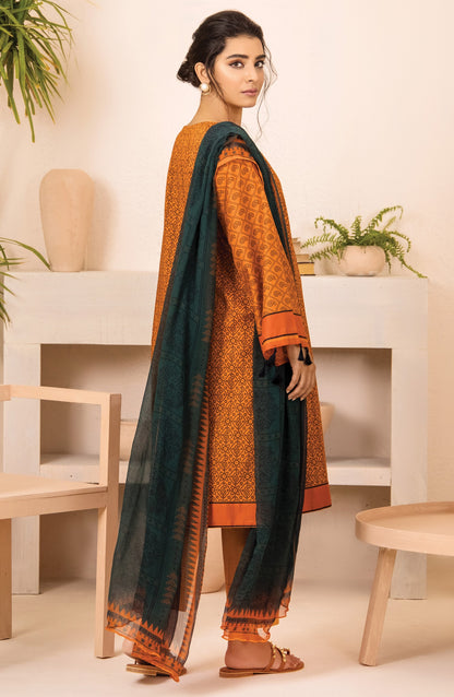 Orient - Unstitched 2 Piece Printed Lawn Shirt and Chiffon Dupatta