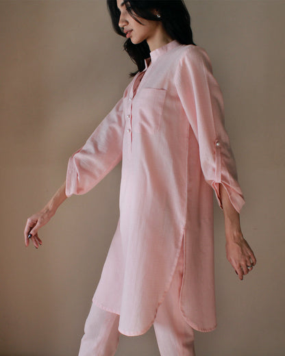 Ayesha Naveed - Cherry Pink Set