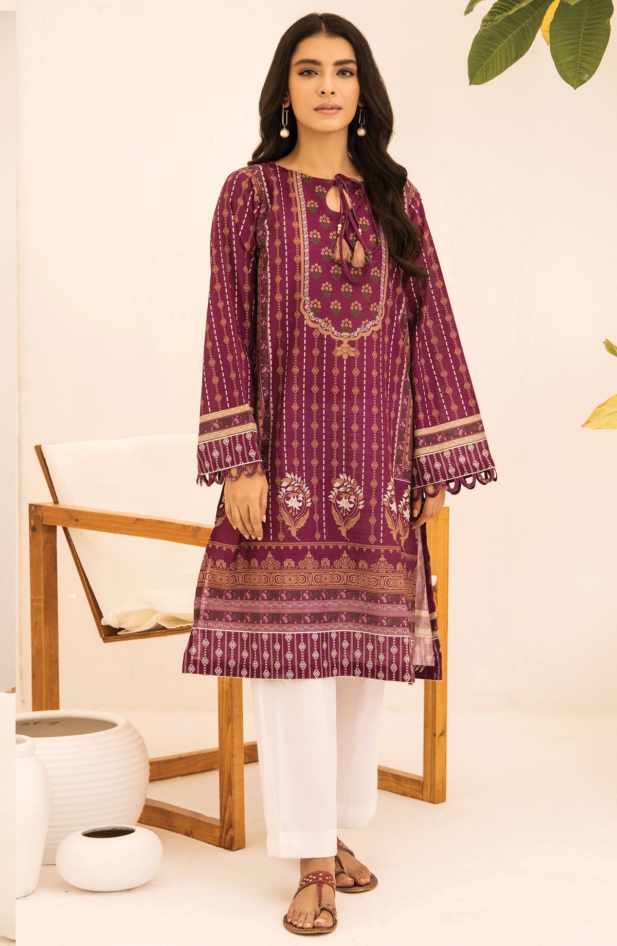 Orient - Unstitched 1 Piece Printed Khaddar Winter Shirt