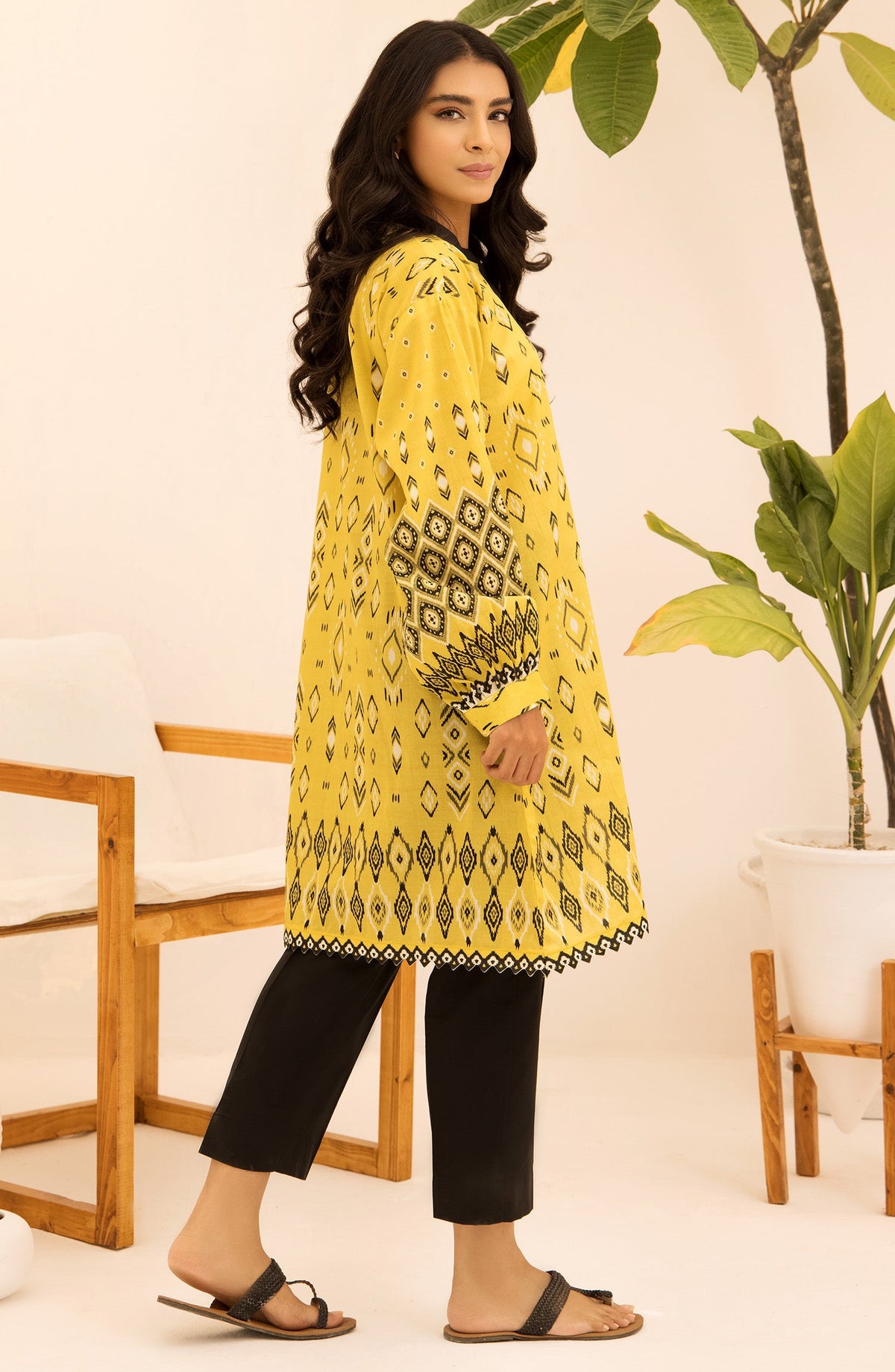 Orient - Unstitched 1 Piece Printed Lawn Shirt