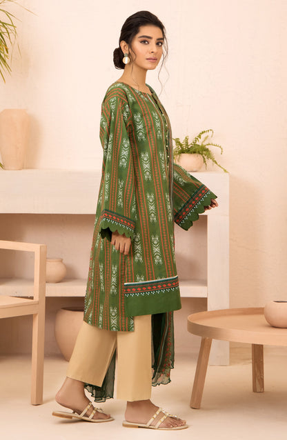 Orient - Unstitched 2 Piece Printed Lawn Shirt and Chiffon Dupatta