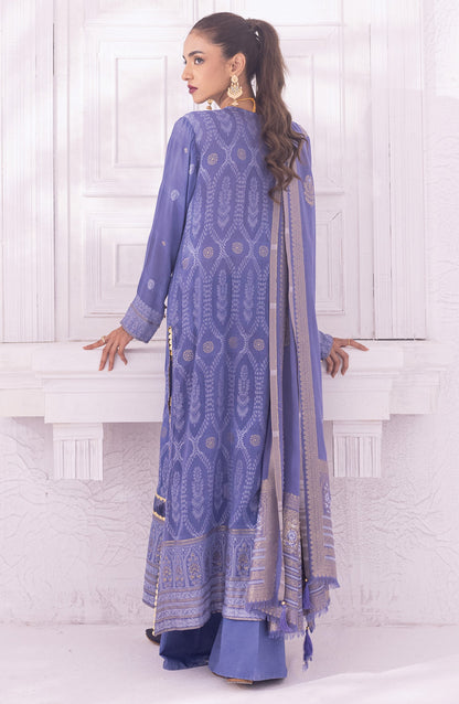 Orient - Unstitched 3 Piece Embroidered Jacquard Shirt , Cambric Pant and Jacquard Dupatta