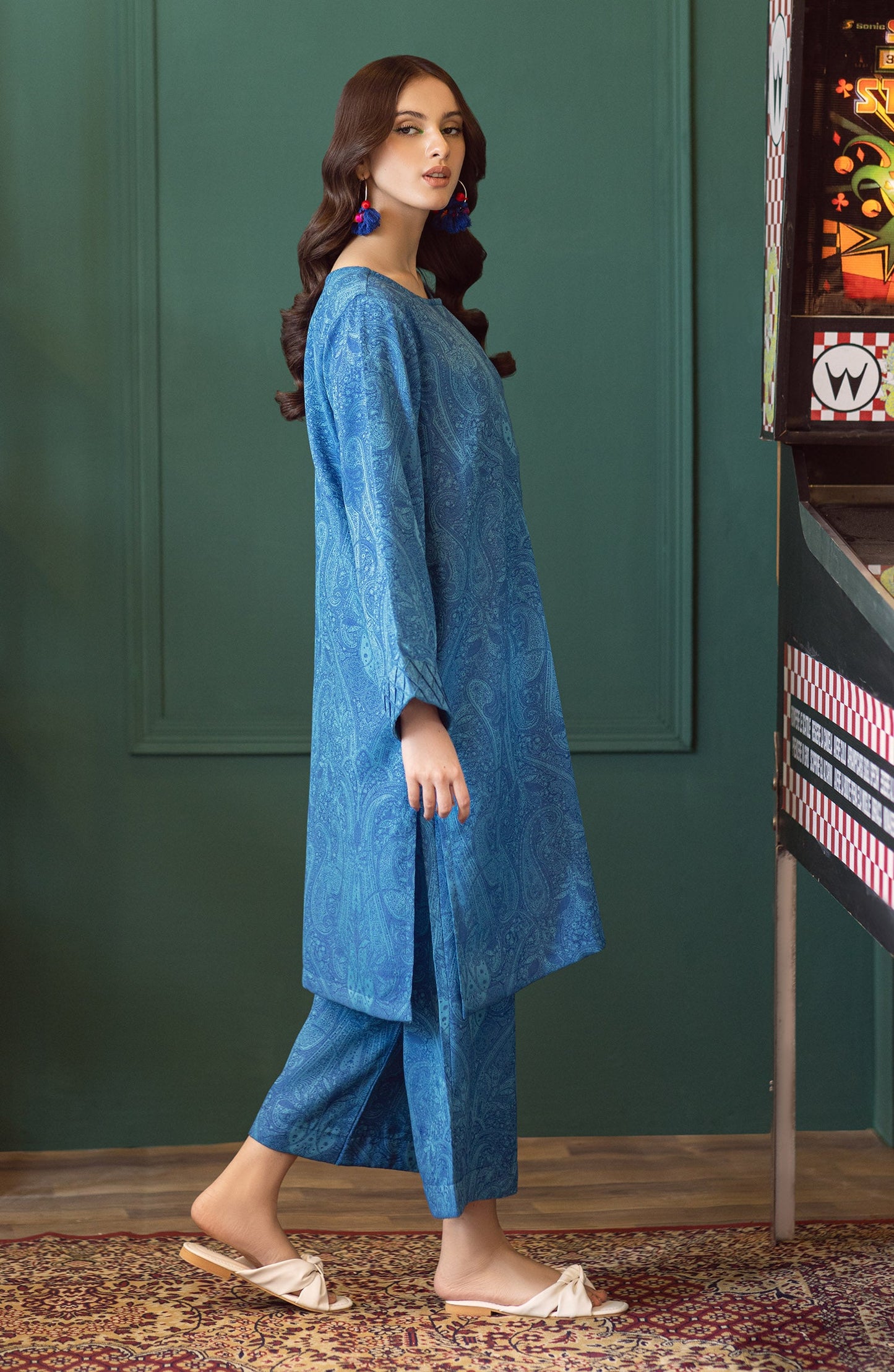 Orient - Stitched 2 Piece Plain Jacquard Shirt and Jacquard Pant
